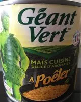 Mängden socker i Maïs cuisiné délice d'aromates à poêler