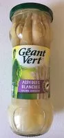 Mängden socker i Asperge blanche - Calibre supérieur