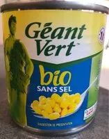 Mängden socker i Maïs bio sans sel