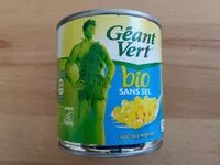 Mängden socker i Maïs bio, sans sel