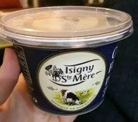 Mängden socker i Crème d'Isigny 35% MG