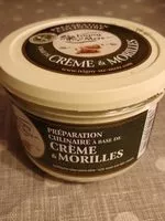 Mängden socker i Préparation culinaire à base de crème et morilles