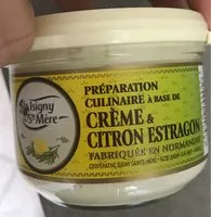 Mängden socker i Préparation culinaire a base de crème et citron estragon