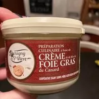 Mängden socker i Crème et bloc de foie gras de canard