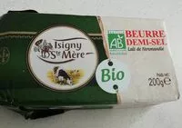 Mängden socker i Beurre demi sel lait de Normandie Bio