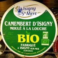 Mängden socker i Camembert d'Isigny moulé à la louche Bio (22% MG)