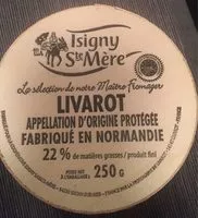 Mängden socker i Livarot 22 % de matiere grasse