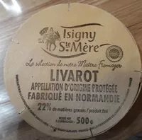 Mängden socker i Livarot Aoc Aoc Pyrogravé 20 %