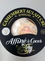 Mängden socker i Camembert au lait cru