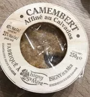 Mängden socker i Camembert affiné au Calvados