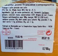 Mängden socker i Mimolette jeune française campagnette
