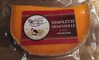 Mängden socker i Mimolette Demie Vieille Au Lait Pasteurisé, 27%MG