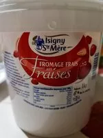 Mängden socker i Fromage frais aux fraises