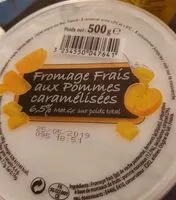Mängden socker i Fromage frais aux pommes caramélisées