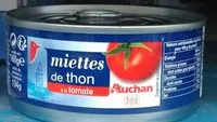 Mängden socker i Miettes de thon listao à la tomate