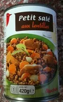 Mängden socker i Petit salé aux lentilles
