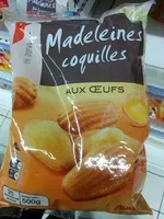 Mängden socker i Madeleines coquilles 500 g