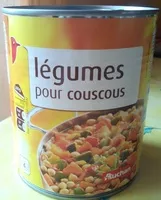Mängden socker i Légumes pour couscous