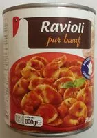 Mängden socker i Ravioli pur boeuf