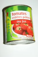 Mängden socker i Tomates entières pelées au jus
