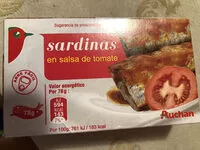 Mängden socker i Sardinas en salsa de tomate