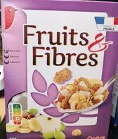 Breakfast cereals rich in fibre with fruits fortified with vitamins and chemical elements