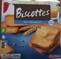 Mängden socker i Biscottes au froment