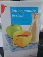 Mängden socker i Lait en poudre écrémé