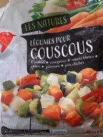 Mängden socker i Légumes pour couscous