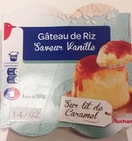 Mängden socker i Gâteau de riz sur lit de caramel
