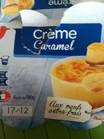 Mängden socker i AUCHAN COEUR Crème caramel