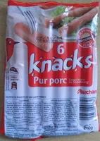 Mängden socker i 6 Knacks - Saucisses de Strasbourg