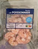 Mängden socker i Crevettes decortiquees cuites refrigerées