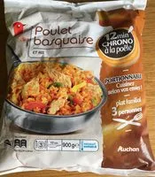 Mängden socker i Poulet basquaiseRiz et sauce tomate aux poivrons