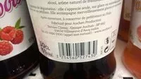 Mängden socker i Crème de framboise