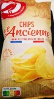Mängden socker i Chips à l'ancienne
