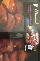 Mängden socker i Brochettes de boeuf a l'echalote