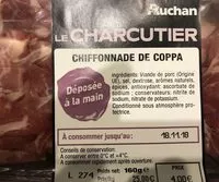 Mängden socker i Chiffonnade de coppa