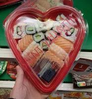 Mängden socker i plateau sushi saint Valentin