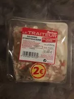 Mängden socker i Duo ananas carotte surimi