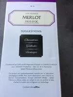 Mängden socker i Vin rouge Merlot  pays d’oc