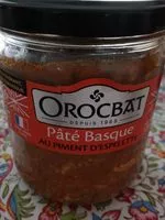 Mängden socker i Pâté basque au piment d'Espelette