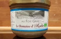 Mängden socker i Rillettes de canard au foie gras