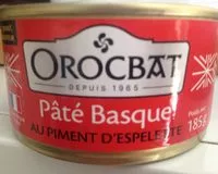 Mängden socker i Pâté Basque au piment d'espelette
