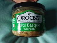 Mängden socker i Pâté basque pur porc