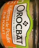 Mängden socker i Rillettes de poulet pur poulet