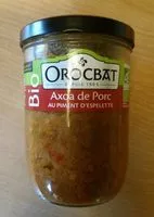 Mängden socker i Axoa de porc au piment d'espelette