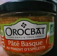 Mängden socker i Pâté basque BIO au piment d’espelette
