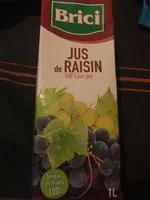 Mängden socker i Jus de raisin