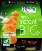 Mängden socker i Mon instant Bio Orange